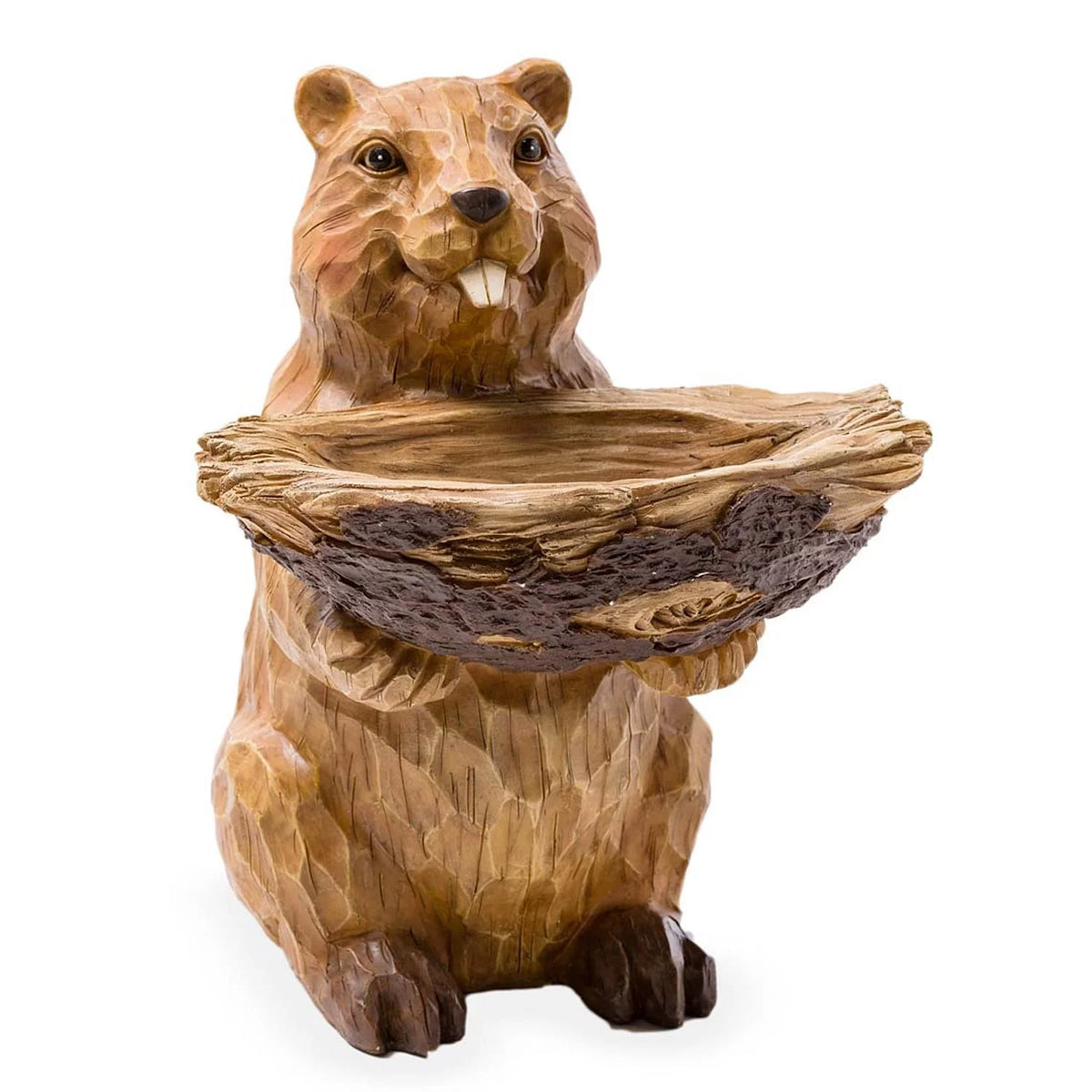 Carved Resin Birdbath R349271