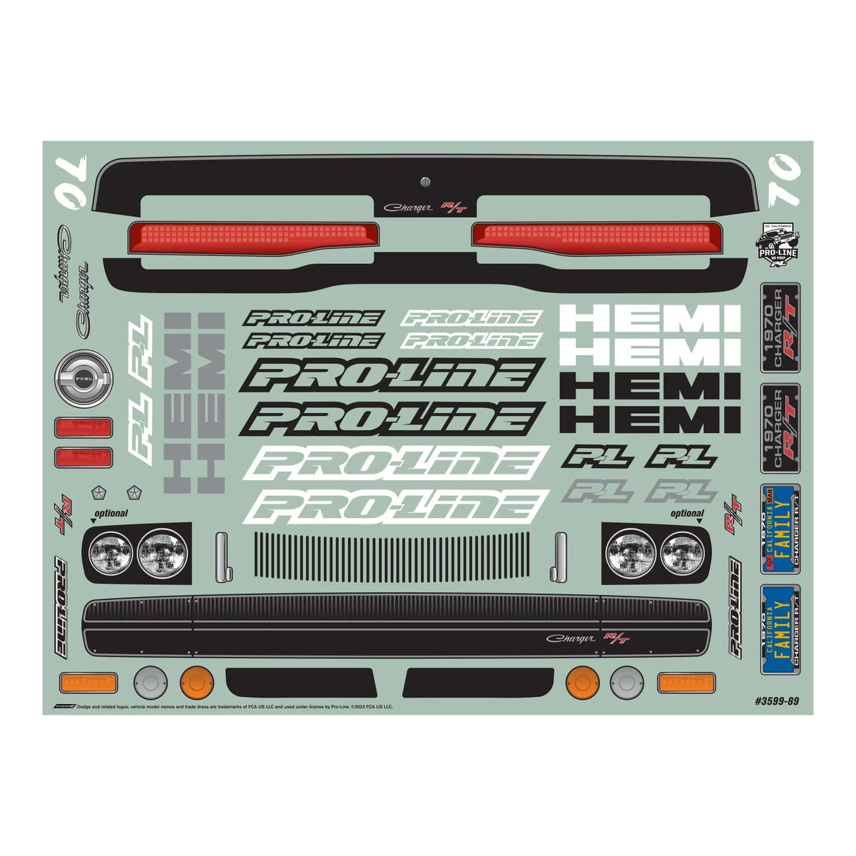 1/10 Clear Body Drag Car I2846