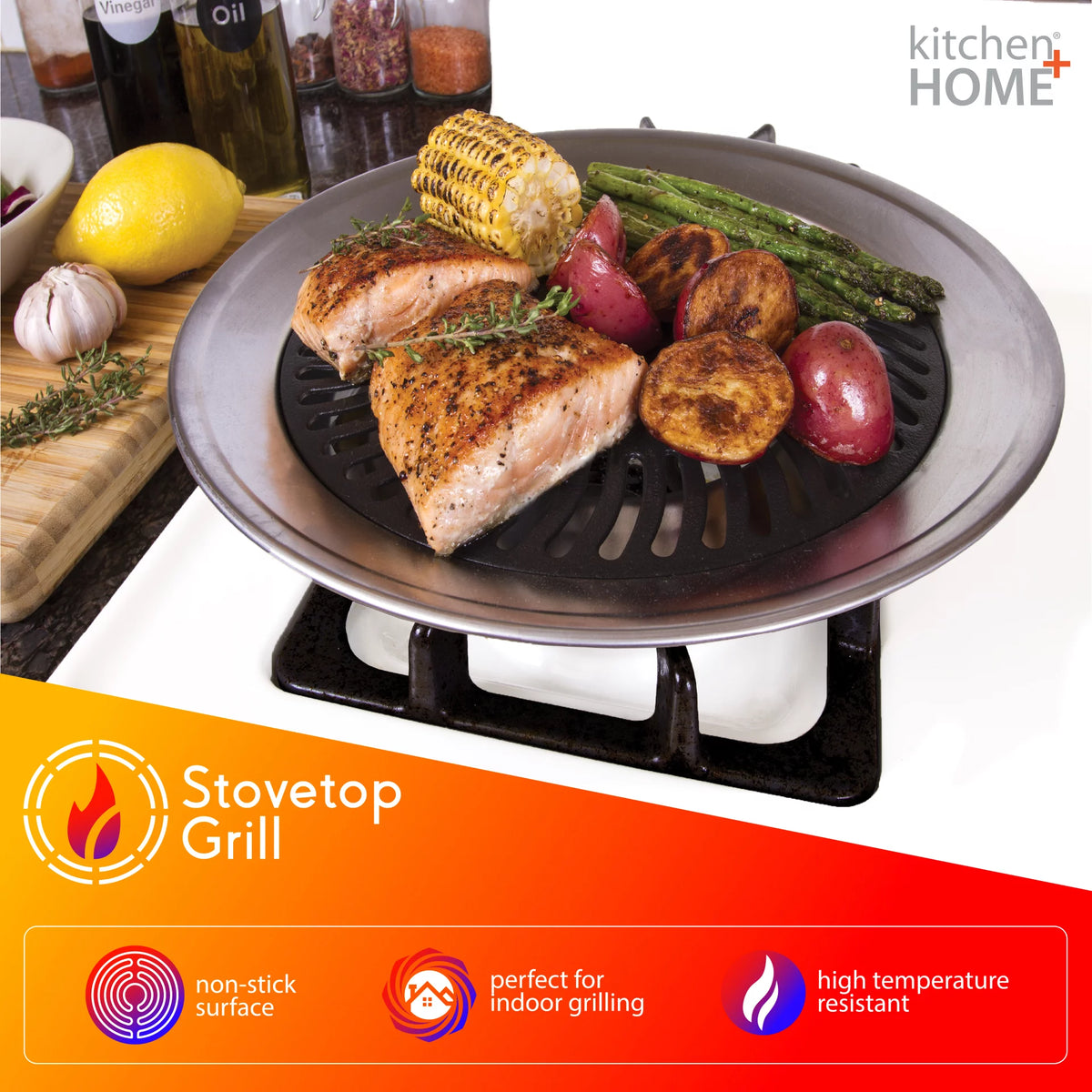 Nonstick Stove Top Grill Pan H269082