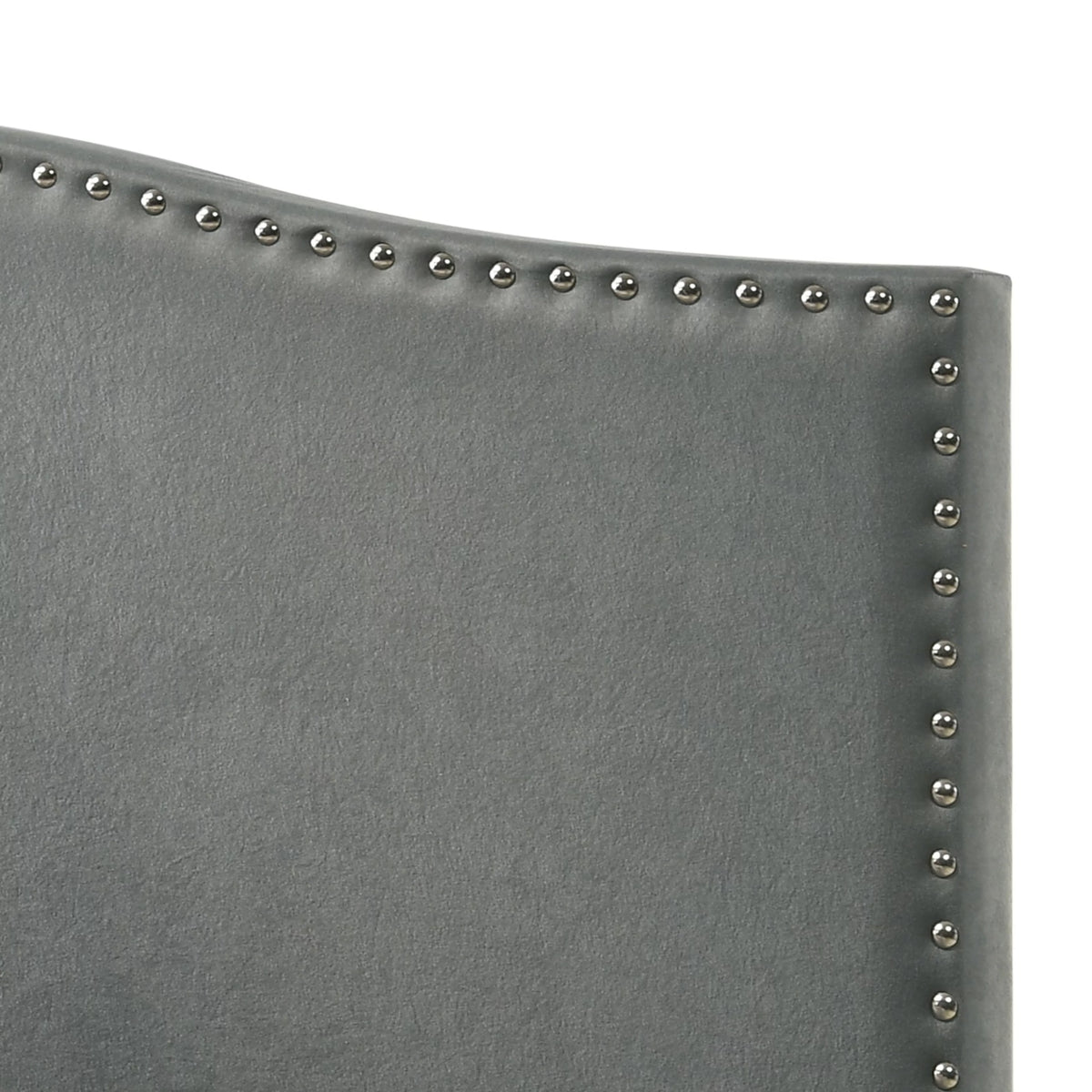 Upholstered Headboard, Full, Gray X98466