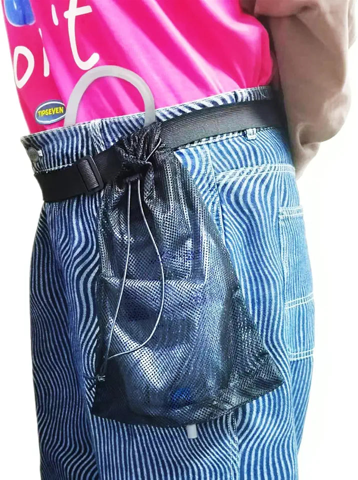 Adjustable Waistband with Pocket for Urine Collection Bags Q418