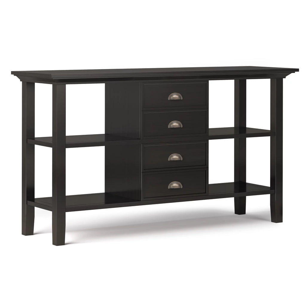 Solid Wood 54 in Wide Console Sofa Table J79743