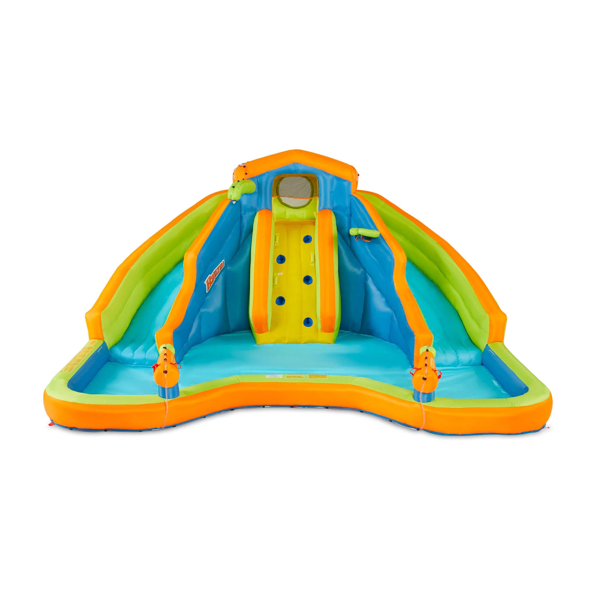 Inflatable 2 Lane Water Slide Splash Pool D8477