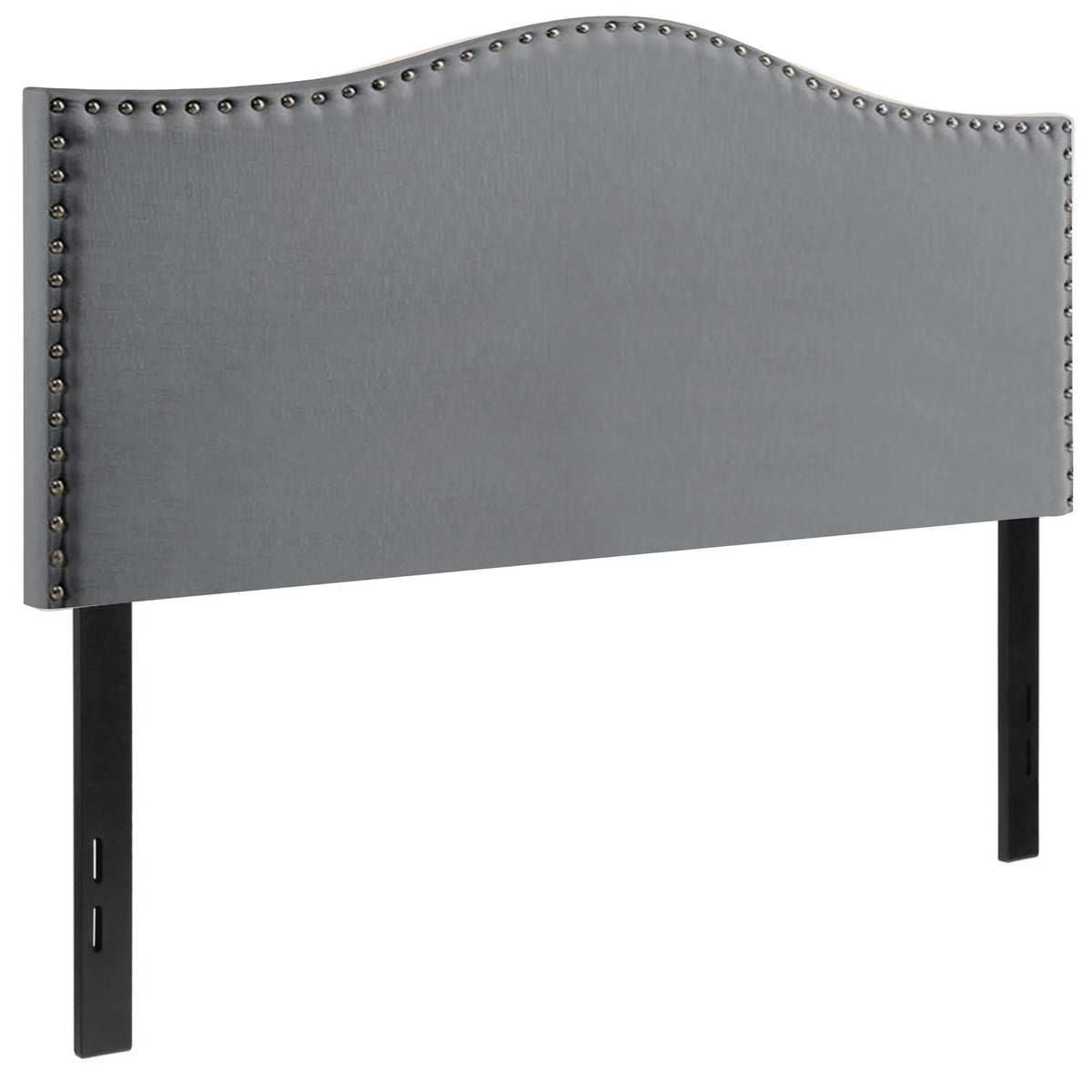 Upholstered Headboard, Full, Gray X98466